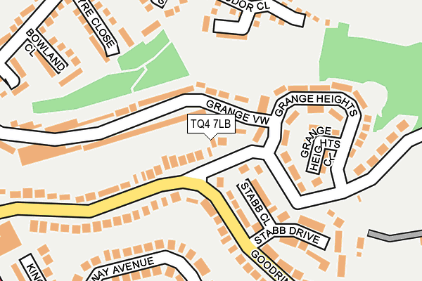 TQ4 7LB map - OS OpenMap – Local (Ordnance Survey)