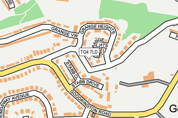 TQ4 7LD map - OS OpenMap – Local (Ordnance Survey)