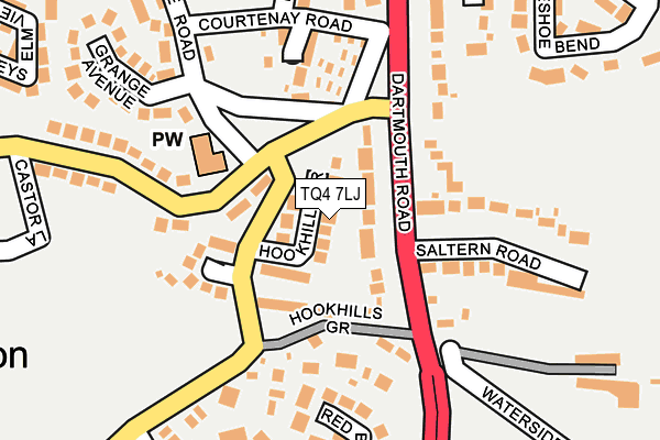 TQ4 7LJ map - OS OpenMap – Local (Ordnance Survey)