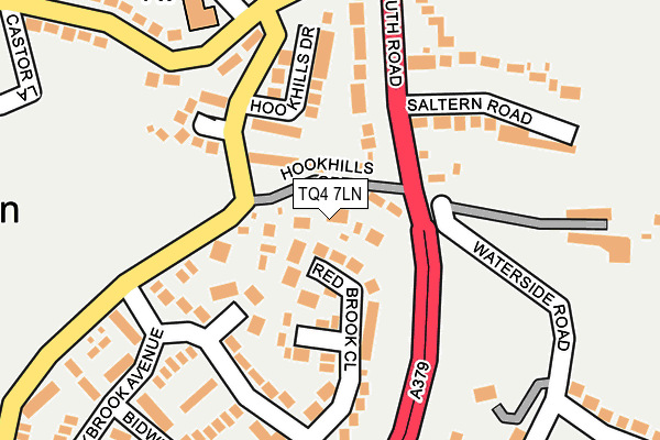 TQ4 7LN map - OS OpenMap – Local (Ordnance Survey)