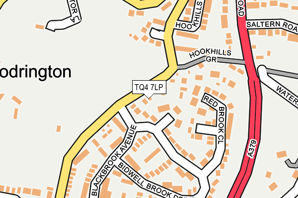 TQ4 7LP map - OS OpenMap – Local (Ordnance Survey)
