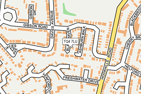 TQ4 7LU map - OS OpenMap – Local (Ordnance Survey)