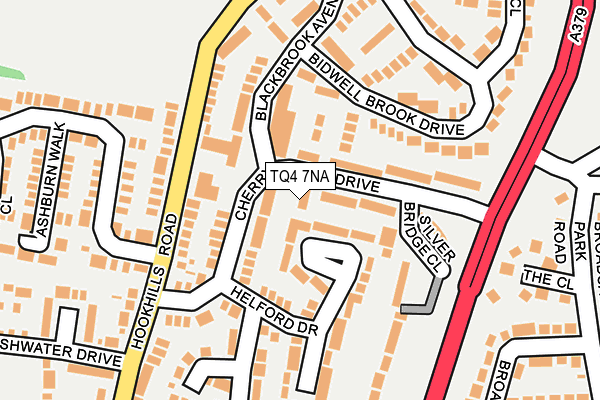 TQ4 7NA map - OS OpenMap – Local (Ordnance Survey)