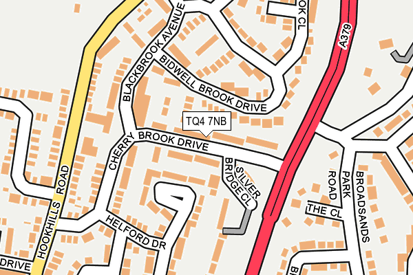 TQ4 7NB map - OS OpenMap – Local (Ordnance Survey)