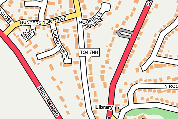TQ4 7NH map - OS OpenMap – Local (Ordnance Survey)