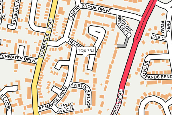 TQ4 7NJ map - OS OpenMap – Local (Ordnance Survey)