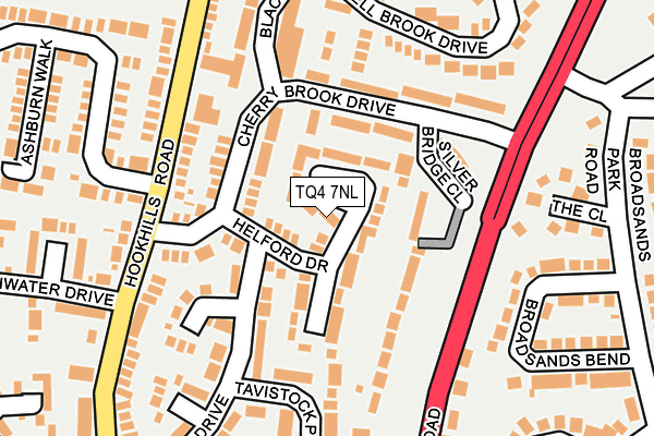 TQ4 7NL map - OS OpenMap – Local (Ordnance Survey)