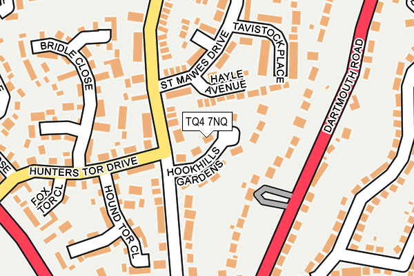 TQ4 7NQ map - OS OpenMap – Local (Ordnance Survey)