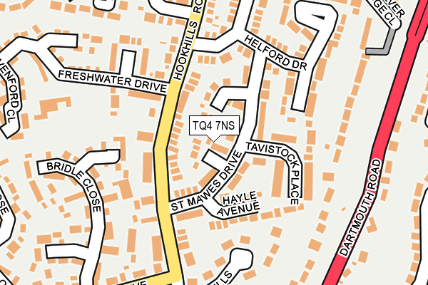 TQ4 7NS map - OS OpenMap – Local (Ordnance Survey)