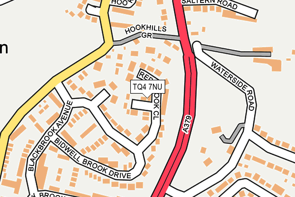 TQ4 7NU map - OS OpenMap – Local (Ordnance Survey)