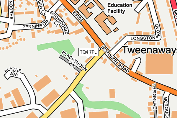 TQ4 7PL map - OS OpenMap – Local (Ordnance Survey)