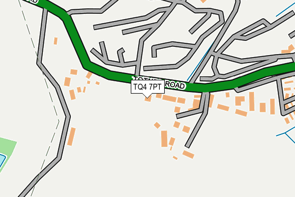 TQ4 7PT map - OS OpenMap – Local (Ordnance Survey)