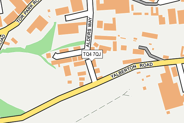 TQ4 7QJ map - OS OpenMap – Local (Ordnance Survey)