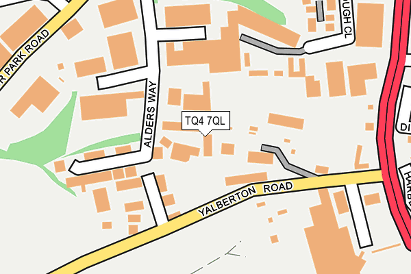 TQ4 7QL map - OS OpenMap – Local (Ordnance Survey)
