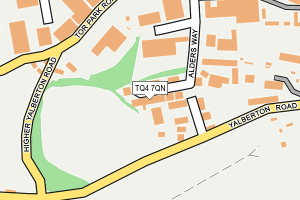 TQ4 7QN map - OS OpenMap – Local (Ordnance Survey)