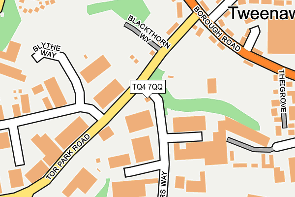TQ4 7QQ map - OS OpenMap – Local (Ordnance Survey)
