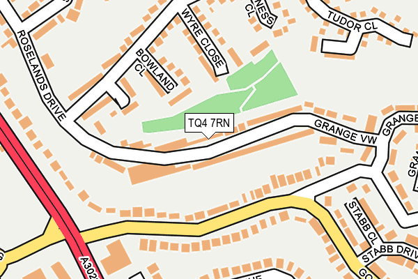 TQ4 7RN map - OS OpenMap – Local (Ordnance Survey)