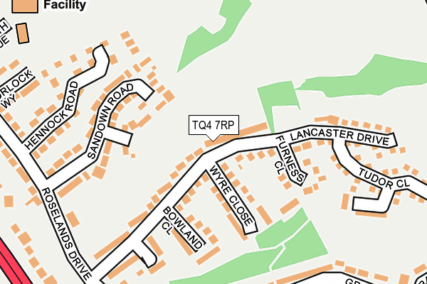 TQ4 7RP map - OS OpenMap – Local (Ordnance Survey)