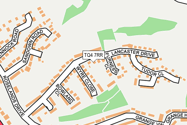 TQ4 7RR map - OS OpenMap – Local (Ordnance Survey)