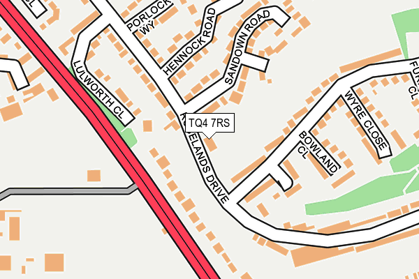 TQ4 7RS map - OS OpenMap – Local (Ordnance Survey)