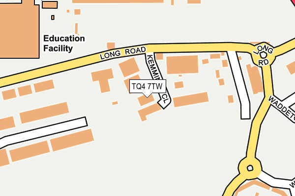 TQ4 7TW map - OS OpenMap – Local (Ordnance Survey)