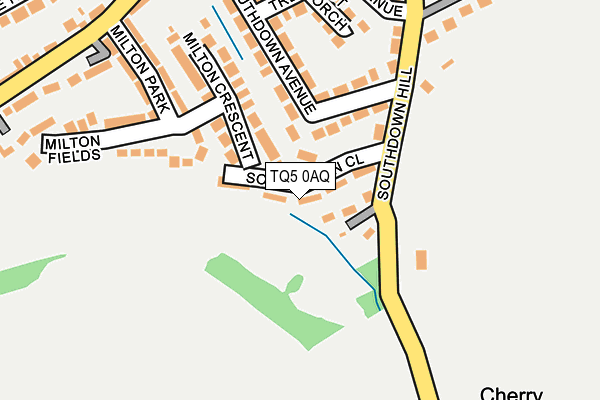 TQ5 0AQ map - OS OpenMap – Local (Ordnance Survey)