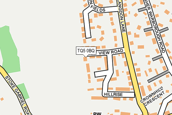 TQ5 0BQ map - OS OpenMap – Local (Ordnance Survey)