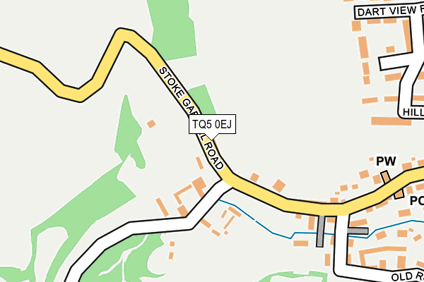 TQ5 0EJ map - OS OpenMap – Local (Ordnance Survey)