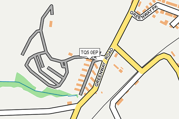TQ5 0EP map - OS OpenMap – Local (Ordnance Survey)