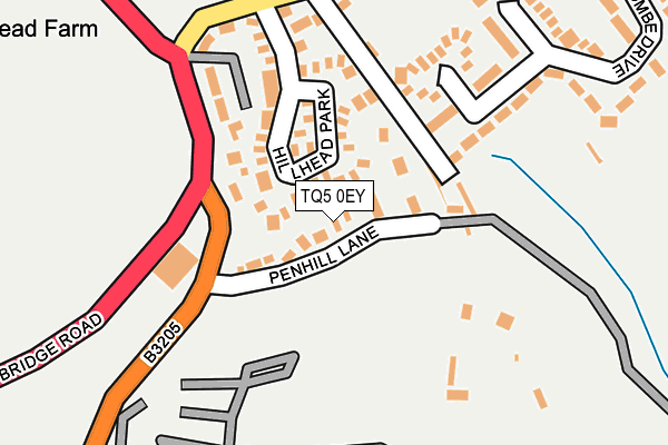 TQ5 0EY map - OS OpenMap – Local (Ordnance Survey)