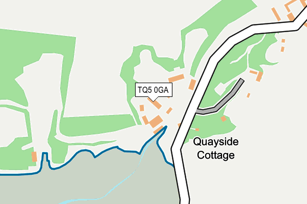 TQ5 0GA map - OS OpenMap – Local (Ordnance Survey)