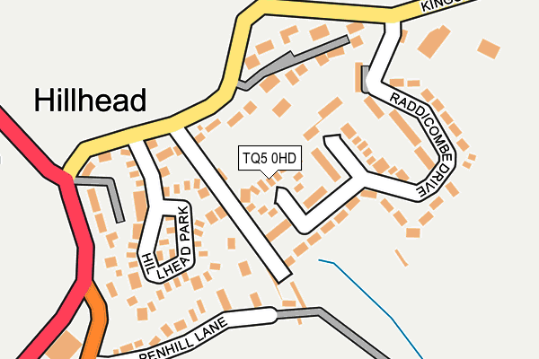 TQ5 0HD map - OS OpenMap – Local (Ordnance Survey)