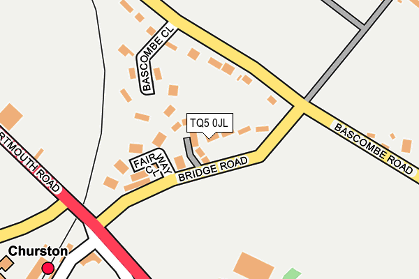 TQ5 0JL map - OS OpenMap – Local (Ordnance Survey)