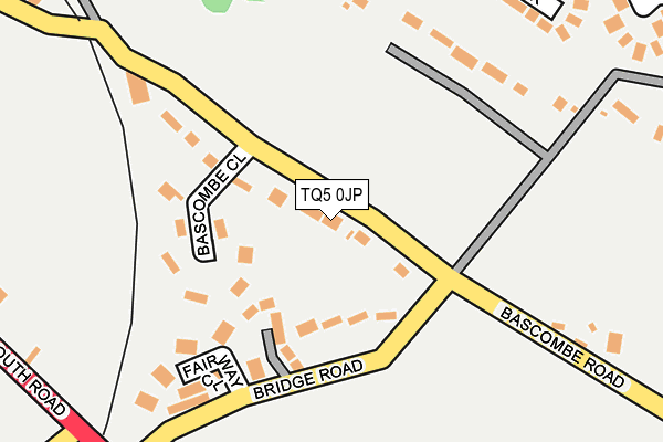 TQ5 0JP map - OS OpenMap – Local (Ordnance Survey)