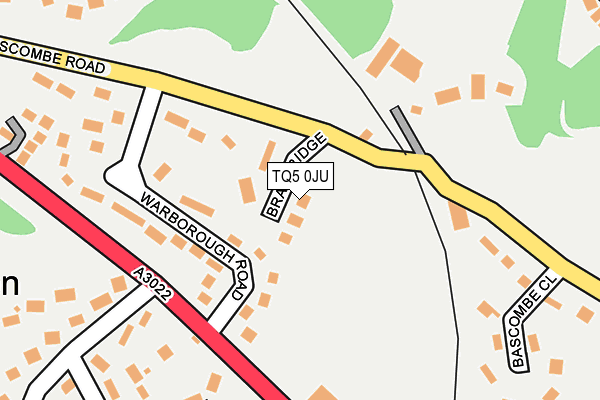 TQ5 0JU map - OS OpenMap – Local (Ordnance Survey)