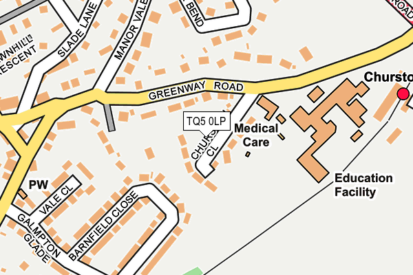 TQ5 0LP map - OS OpenMap – Local (Ordnance Survey)