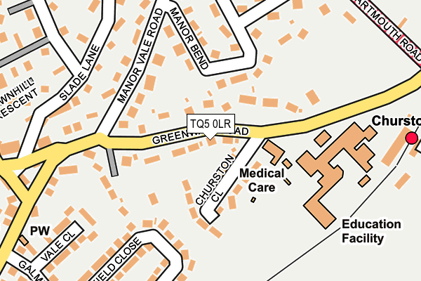 TQ5 0LR map - OS OpenMap – Local (Ordnance Survey)