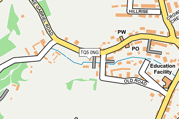 TQ5 0NG map - OS OpenMap – Local (Ordnance Survey)