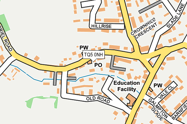 TQ5 0NH map - OS OpenMap – Local (Ordnance Survey)