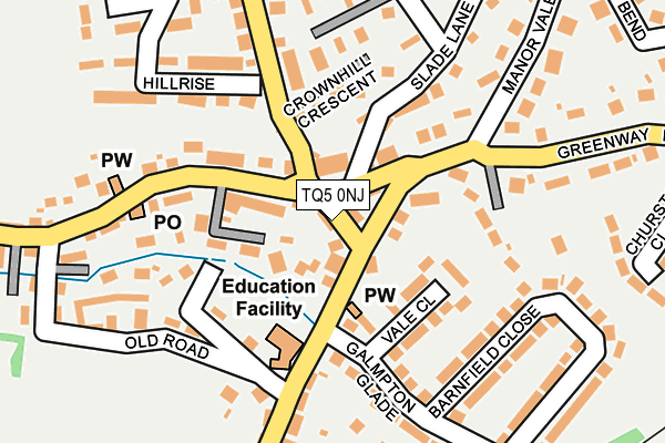 TQ5 0NJ map - OS OpenMap – Local (Ordnance Survey)