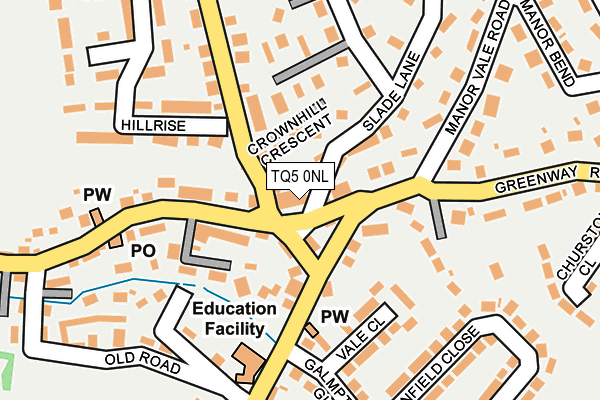TQ5 0NL map - OS OpenMap – Local (Ordnance Survey)