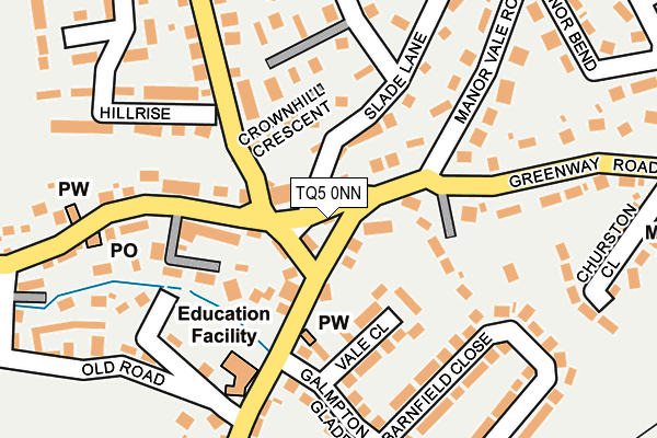 TQ5 0NN map - OS OpenMap – Local (Ordnance Survey)