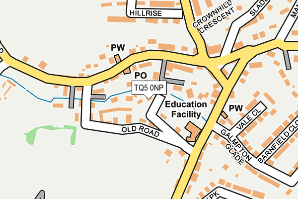 TQ5 0NP map - OS OpenMap – Local (Ordnance Survey)