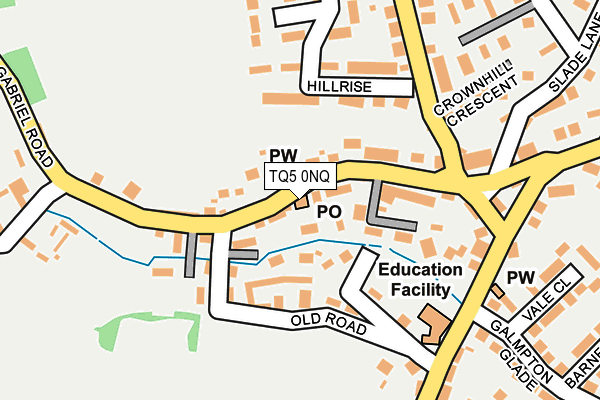 TQ5 0NQ map - OS OpenMap – Local (Ordnance Survey)