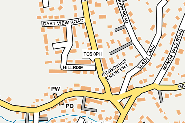 TQ5 0PH map - OS OpenMap – Local (Ordnance Survey)