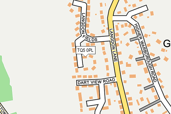 TQ5 0PL map - OS OpenMap – Local (Ordnance Survey)