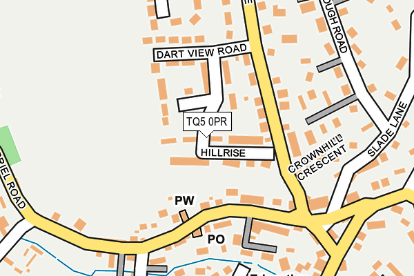 TQ5 0PR map - OS OpenMap – Local (Ordnance Survey)