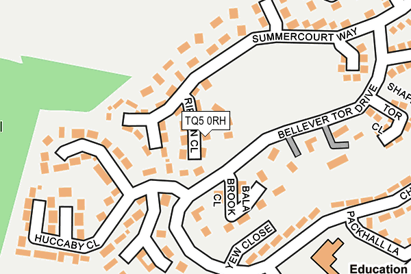 TQ5 0RH map - OS OpenMap – Local (Ordnance Survey)