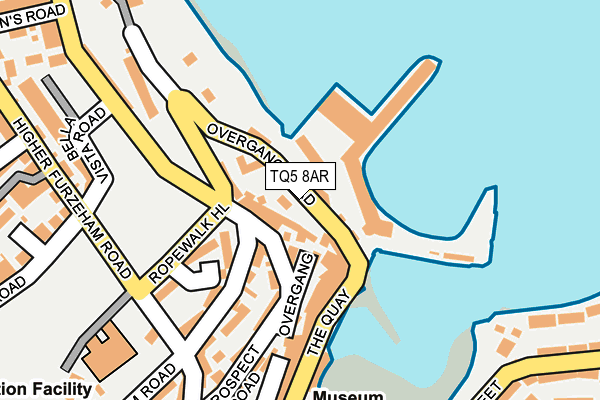 TQ5 8AR map - OS OpenMap – Local (Ordnance Survey)