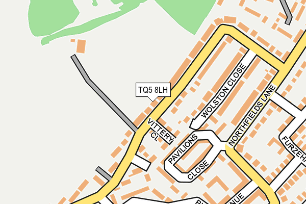 TQ5 8LH map - OS OpenMap – Local (Ordnance Survey)